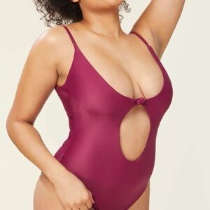 ANDIE The Santorini One Piece Swimsuit In Plum